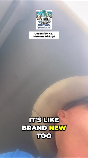 Trying to get rid of a brand-new queen mattress? It'll cost you $75 to dump it. Even if it’s new, it's hard to get rid of one because nobody wants a mattress someone else had, even if it's clean. #MattressRemoval #DumpsterFees #QueenMattress #RecyclingNightmare | The Hauler Junk Removal