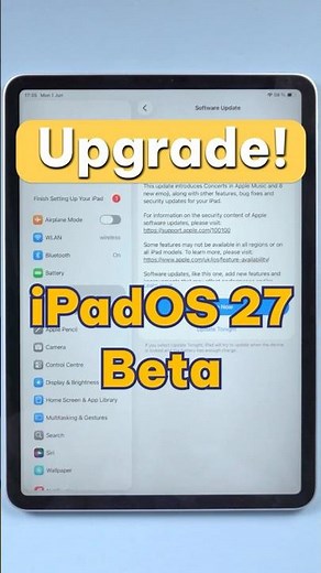 How to Download & Install iPadOS 27 Beta on iPad #shorts
