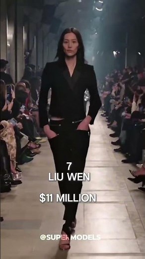 The highest paid female models in 2024