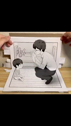 Sketch Daily Dose on Instagram: "An artist created a heartwarming short video using a notebook. Flipping through the pages, he reveals anime-style scenes that form a touching story about a father and son. The fluid transitions and expressive drawings highlight their bond, making it wholesome. Artist: @shin.2580 #wholesome #story #art"