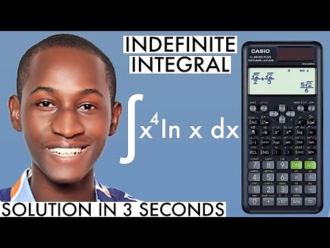 HOW TO SOLVE INDEFINITE INTEGRATION FAST IN CASIO FX-991 ES PLUS 2ND EDITION SCIENTIFIC CALCULATOR
