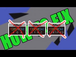 Como resolver o BUG do asrock polychrome