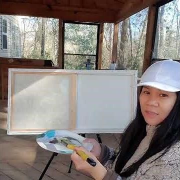 How to get rid of mold on the back of canvas. #fix #canvas #oilpainting