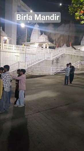 ✨ Night View of Birla Mandir Hyderabad | Stunning Lights & Peaceful Vibes 🌙