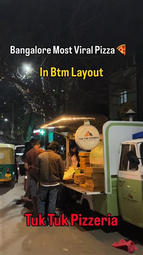 Btech Traveller on Instagram: "Bangalore most Viral Pizza In Btm layout Bangalore . . . . #pizza #btmlayout #bangalore #explore #fyp [ Bangalore most Viral Pizza In Btm layout Bangalore , pizza, veg pizza, btm layout, Btm food, food in Bangalore, food in btm layout, must try food in Bangalore, btm layout food, Karnataka, Bangalore, Madiwala, Hyderabad, explore, Fyp, Hyderabad food, non veg pizza , Tuk Tuk pizzeria btm layout, btm 2nd stage, Telugu, foods]"