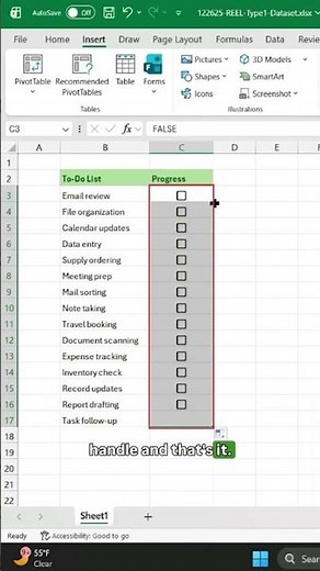 Insert Checkboxes in Excel in Seconds ✅ | ALT + CB Trick You MUST Know!