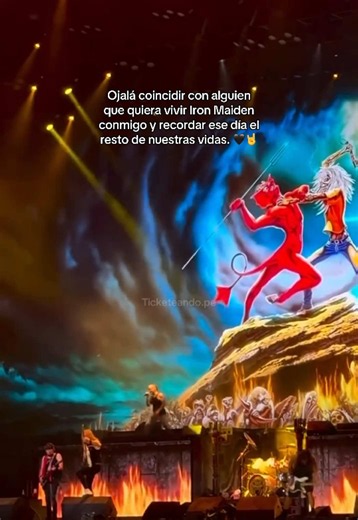 Imagínate encontrar a esa persona con la que puedas cantar a todo pulmón y convertir una noche en un recuerdo para toda la vida. 🥹🖤🤘 **¿Y si tu próximo mejor recuerdo empieza en Iron Maiden?** 👀🔥 Etiqueta a esa persona con la que vivirías esta locura. 👇🏻 📅 17 de octubre 📍 Estadio Nacional, Lima 🇵🇪 #IronMaiden #IronMaidenLima #IronMaidenPeru #MetalTok #ConciertosLima