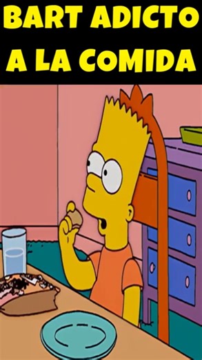 Bart the Food Addict from The Simpsons #shorts #thesimpsons #homersimpson #bartsimpson #anime