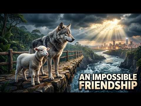 The Lamb and The Wolf’s Unlikely Friendship | Powerful Animal Moral Story With Life Lesson