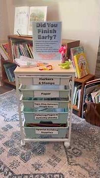 Early Finisher Creation Cart for Students #teacher #3rdgradeteacher #teacherlife #teachers