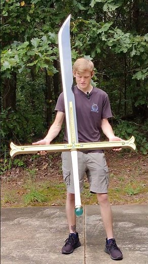 Mihawk's Yoru Sword is finished! #3dprinting #3dprint #onepiece #anime #yorusword