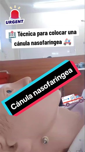 Colocación de la Cánula Nasofaríngea en 60 Segundos