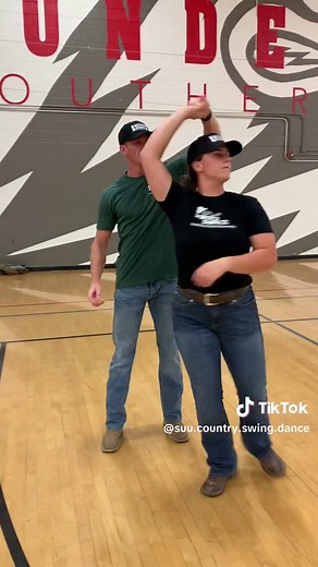 Come learn the Texas Twister with Becca and Cole! Swing is on THURSDAY this week at 8:30! See yall there! #countryswing #countryswingdance #SUU #fyp #suucountryswingclub #swingdance #newmoves #southernutahuniversity #spin