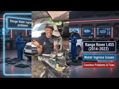 RangeRover Door won't open or shut.Window won't go up,water in car,amplifier bad means water ingress