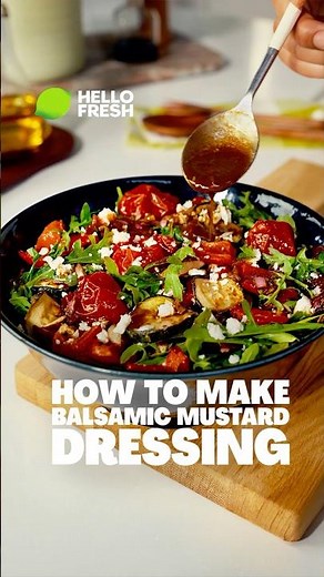 How to Make Balsamic Mustard Dressing | Glossy, Balanced & No Splitting