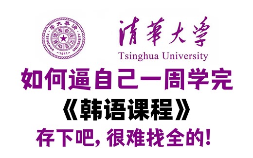 【全368集】清华大学196小时讲完的韩语教程！零基础入门到精通全套教程，全程干货无废话草履虫都能学会！学完即就业！拿走不谢，这还学不会，我退出b站！！