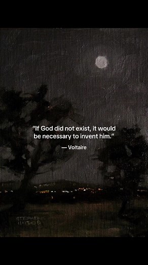 The craziest quote I’ve read since a very long time. Épîtres, 1768 #philosophy #quotes #dark #deep #voltaire