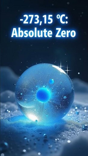 Absoluter Nullpunkt Was passiert bei 273,15 °C ❄️#weltraum #universum #physik #space #shorts
