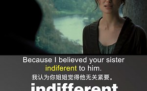 #indifferent #电影片段记单词 让记单词不那么枯燥#学英语 #逆袭_哔哩哔哩_bilibili
