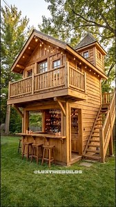 Incredible DIY Backyard Bar 🤯 #backyard #woodworking #diy | Luxtimebuild