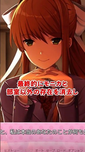 モニカをざっくり解説【ドキドキ文芸部!】 #ホラゲー #鬱ゲー