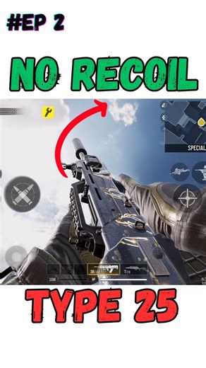 Type 25 No Recoil Gunsmith 🔥| Best BR Build CODM Season 2 Ep 2