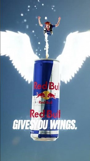Red bull gives you wings -Ad #ai #redbull