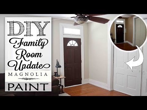 DIY Family Room Update | Magnolia Paint Review