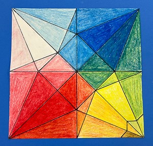 Origami Color Wheels