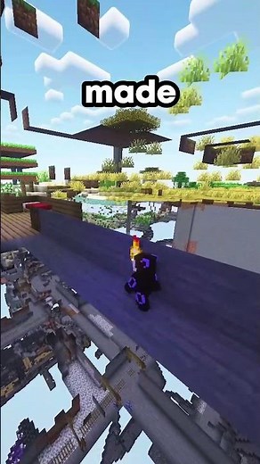 this dude made a 1 block tall base 📦 #minecraft #minecraftserver