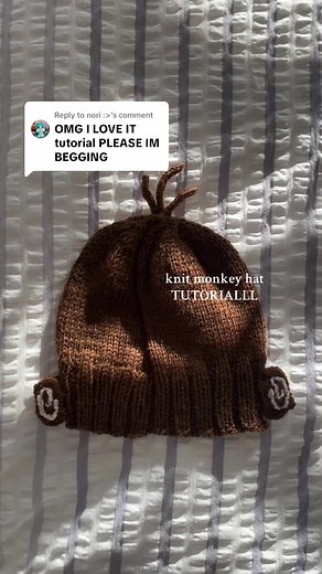 Knit Monkey Hat Tutorial: Easy Pattern for Beginners