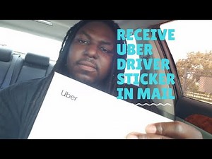 Uber driver decal