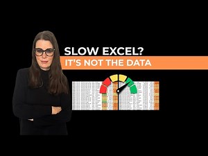 Excel Performance Optimization for Large Spreadsheets