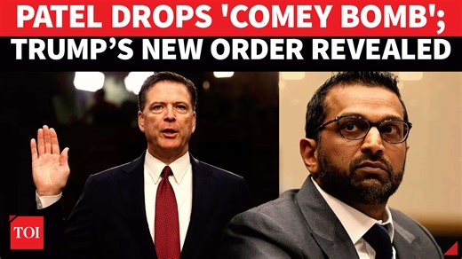 ‘Won’t Spare…’: Kash Patel’s Big Statement On New Action Against Ex-FBI Chief James Comey