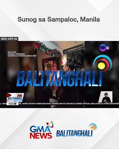 Sunog sa Sampaloc, Manila | Balitanghali