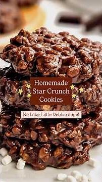 Star Crunch Cookies ✨ (Little Debbie Copycat Recipe)