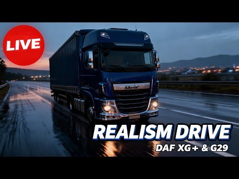 🏆 DAF XG+ HARD MODE! Realistic Shifting with Logitech G29 | ETS2 LIVE Long Haul (Portrait)
