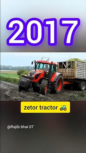 Zetor Tractor Evolution 1947 To 2026 🚜 | Iconic Farming Power Through Time #shortvideo