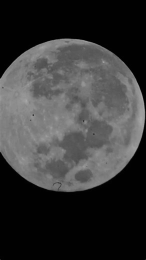 56 mm refractive in . zoom with moon #moon