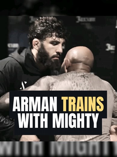 Mighty teaches Arman some skills.🤼‍♂️ #mma #ufc #armantsarukyan #mightymouse