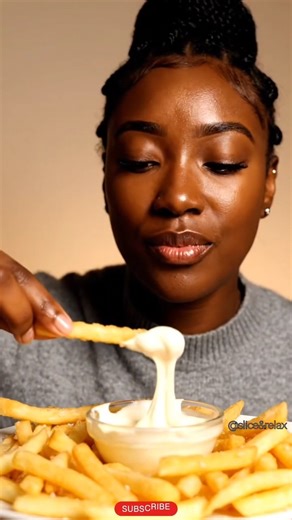 Fries & Mayo ASMR | Adult Girl | Fast Crunch Eating Sounds #asmr #viral