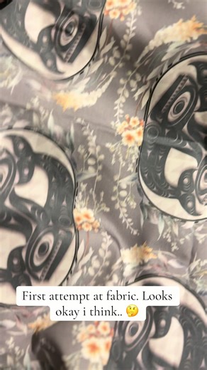 #salish #coastsalish #pnwartist #salishart #nativetiktoks | Fabric Wall Art