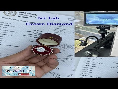 CVD HPHT Lab Grown Diamond Ring 5ct F VS1 With IGI Certicfication