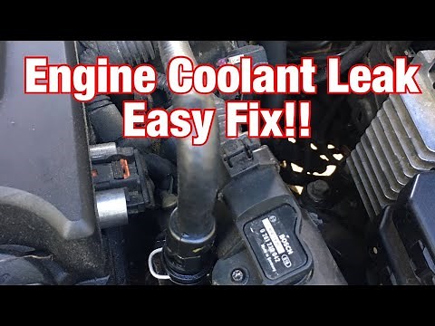 2012 Chevy Cruze Engine Coolant Hose Leak Easy Fix!