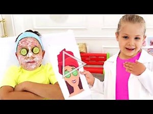 Diana beauty salon​ with makeup​ toys for kids! Roma diana