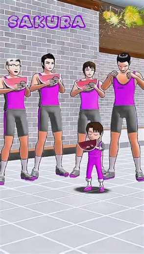 l😂 Epic Watermelon Eating Challenge 🍉 | Sakura School Simulator📝 #Funny#SakuraComedy #GamingShorts