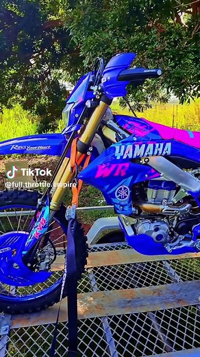 Let us know in the comments what you think about this crazy WR450 we have built.#wr450f 😎👌🏼#fyp #yamaha