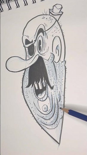 🔥 Insane Cartoon Inking 🔥 #drawing #art #ink