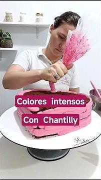 Intense colors with Chantilly cream