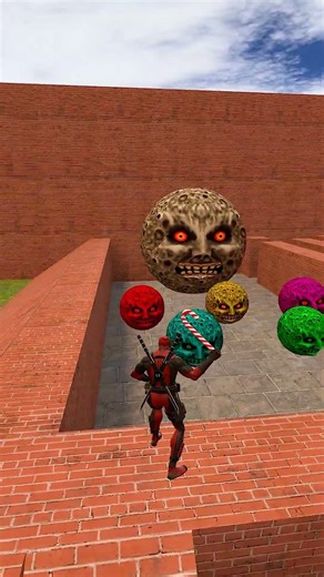 Deadpool Character Vs Nextbots In Gmod! #shorts